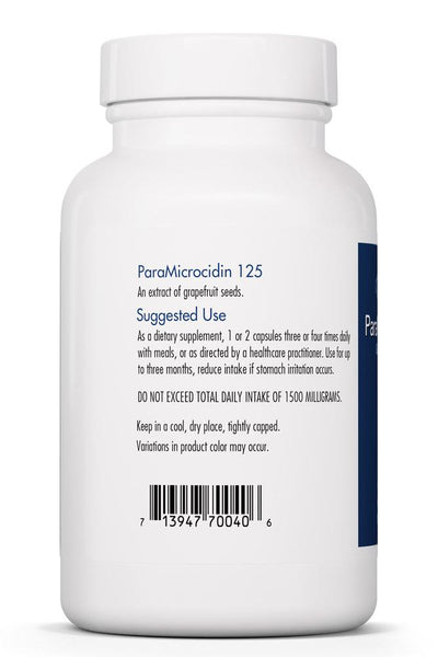 ParaMicrocidin 125 Mg 150 Vegetarian Caps