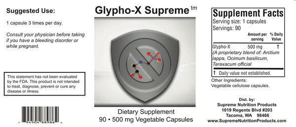 Glypho-X Supreme 90 capsules